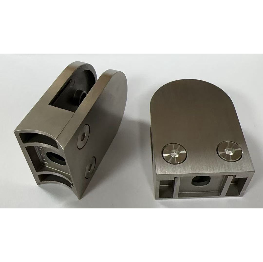 I-Check Igumbi le-Deck Patio Railing Hardware Izesekeli I-Mini Glamp Fitting Fitting Glass Holder Glant Holder Glair Glass Glass Clip